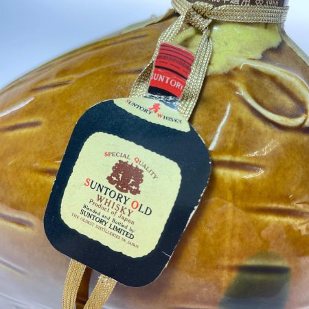 【北海道内限定発送】 OLD サントリーオールド 干支 イノシシ 陶器ボトル 760ml 43% 箱無 未開栓