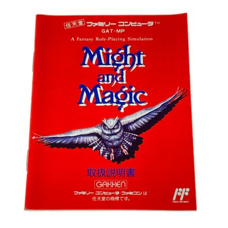   FC ファミコン Might and Magic マイト・アンド・マジック 動作未確認 ジャンク