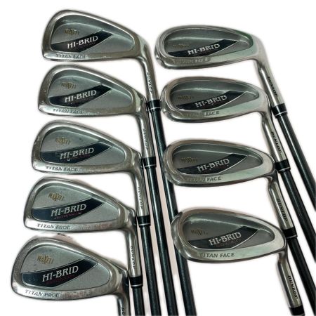DUNLOP ダンロップ MAXFLI HI-BRID Autofocus 4-9.P.A.S 9本 アイアンセット FARJECT FJ-634 R