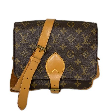  LOUIS VUITTON ルイヴィトン モノグラム カルトシエール ショルダーバッグ M51253 ブラウン