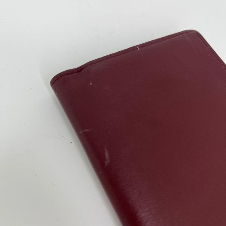  Cartier カルティエ 長財布 がま口財布 ボルドー