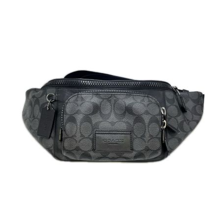  COACH コーチ ボディーバッグ　シグネチャー C3765 ブラック