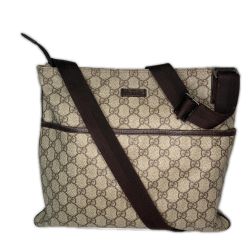 ◎◎ GUCCI グッチ ショルダーバッグ　GGスプリーム 141198 ブラウン Bランク