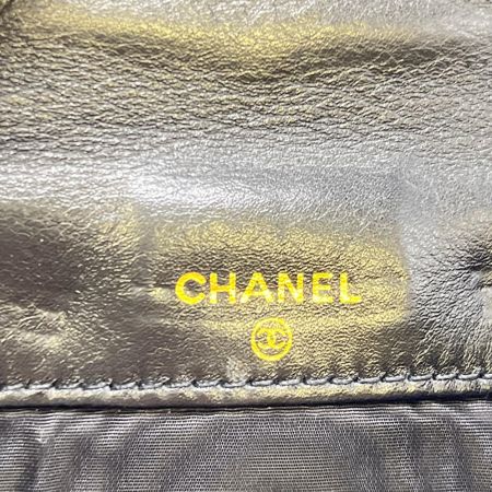  CHANEL シャネル Wホック財布　 ココマーク  ブラック