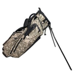 ◎◎ TaylorMade テーラーメイド スタンドバッグ キャディバッグ 迷彩柄 フード欠品 9.5型 5分割 2.6kg Bランク