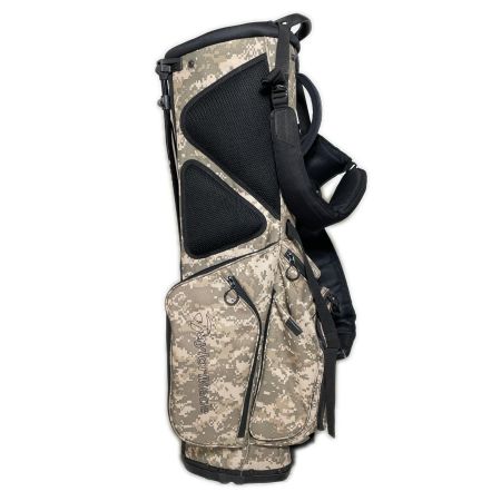  TaylorMade テーラーメイド スタンドバッグ キャディバッグ 迷彩柄 フード欠品 9.5型 5分割 2.6kg