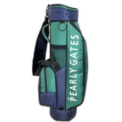 ◎◎ PEARLY GATES パーリーゲイツ キャディバッグ グリーン 9.0型 3分割 2.1kg Bランク