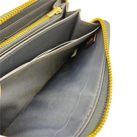  COACH コーチ ラウンドファスナー財布 C4451 ブラック 布袋付