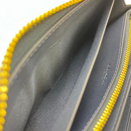  COACH コーチ ラウンドファスナー財布 C4451 ブラック 布袋付