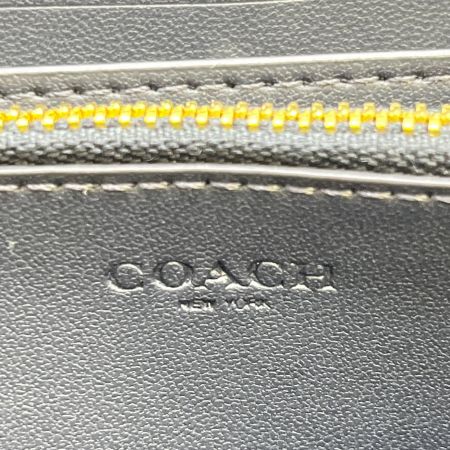  COACH コーチ ラウンドファスナー財布 C4451 ブラック 布袋付