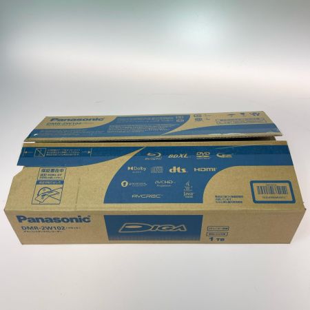  Panasonic パナソニック DIGA ディーガ ブルーレイレコーダー 1TB ブラック DMR-2W102