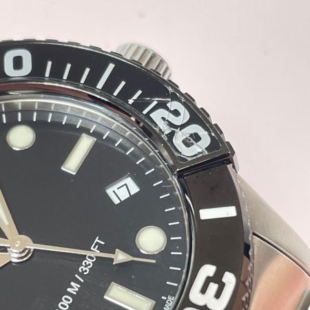  GUCCI グッチ G-TIMELESS ダイバー メンズ クォーツ 腕時計 ベゼル割れ有 現状渡し 126.2