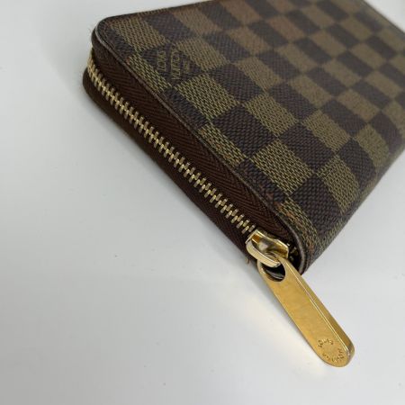  LOUIS VUITTON ルイヴィトン ダミエ ジッピーウォレット 長財布 N60015 ブラウン 角スレ・変色有