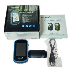 ◎◎ GARMIN ガーミン eTrex Touch 25J 3軸コンパス内蔵カラータッチパネルハンドヘルドGPS 132518 Cランク