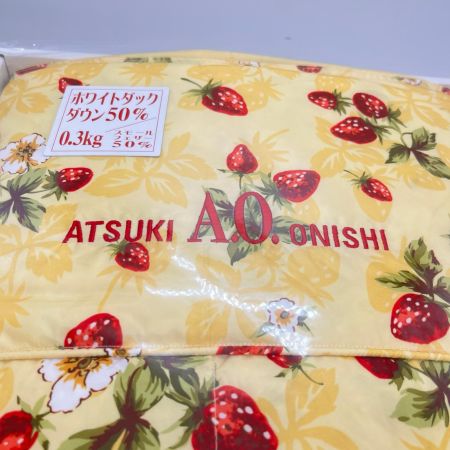  ATSUKIONISHI ダウンケット　外箱付