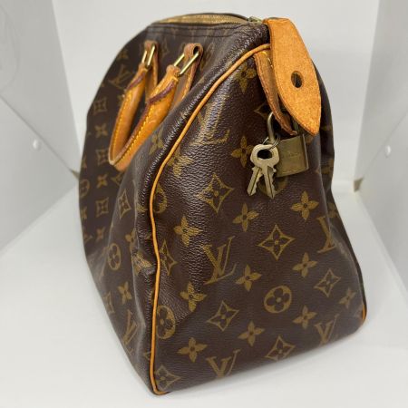LOUIS VUITTON ルイヴィトン モノグラム スピーディ30 ボストンバッグ M41526 ブラウン