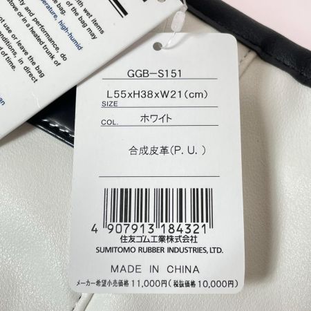 DUNLOP ダンロップ SRIXON スリクソン スポーツバッグ トートバッグ ホワイト GGB-S151 ホワイト