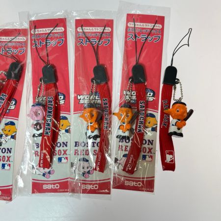 レトロ サトちゃん ピョンちゃん　ストラップ　キーホルダー　セット  キズ　汚れ　色褪せあり