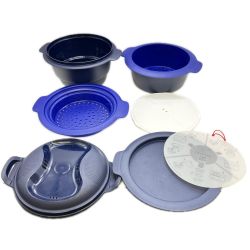 Tupperware タッパーウェア マイクロスチーマーミニ　外箱ダメージ大 Cランク