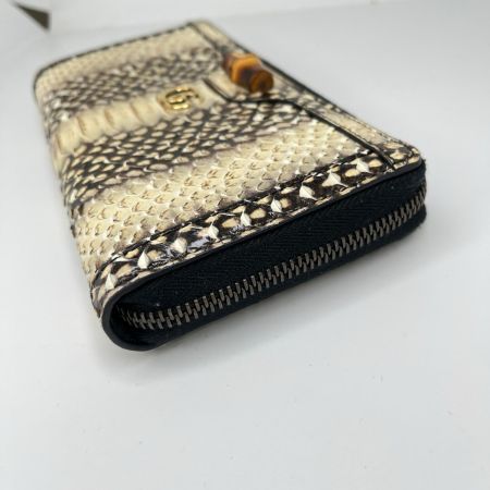 GUCCI グッチ バンブー ダイアナコンチネンタル 長財布 658634 アイボリー x ブラック