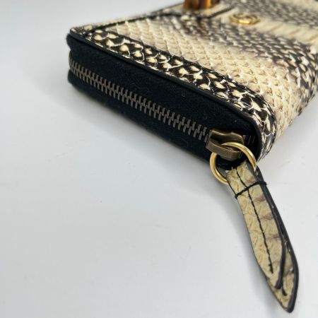 GUCCI グッチ バンブー ダイアナコンチネンタル 長財布 658634 アイボリー x ブラック