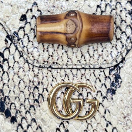 GUCCI グッチ バンブー ダイアナ コンチネンタル 長財布 658634 アイボリー