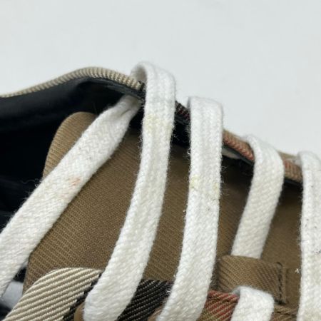 BURBERRY LONDON バーバリーロンドン  チェック　スニーカー　箱付き　底裏汚れ　かかと減り有　使用感有