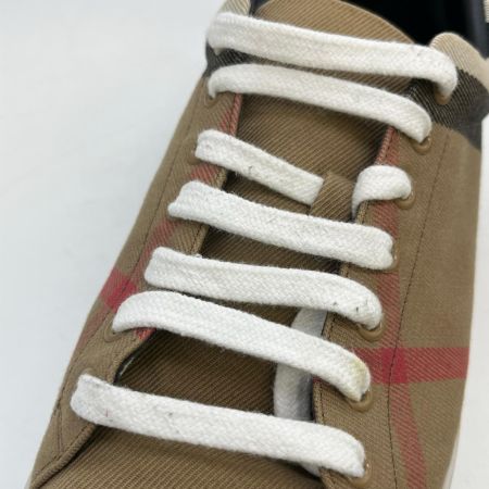 BURBERRY LONDON バーバリーロンドン  チェック　スニーカー　箱付き　底裏汚れ　かかと減り有　使用感有