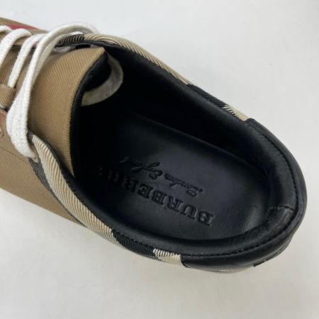 BURBERRY LONDON バーバリーロンドン  チェック　スニーカー　箱付き　底裏汚れ　かかと減り有　使用感有