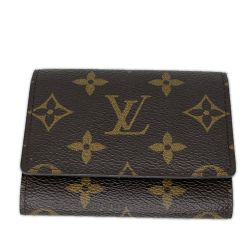 LOUIS VUITTON ルイヴィトン モノグラム アンヴェロップカルトドゥヴィジット 名刺入れ M62920 ブラウン Bランク