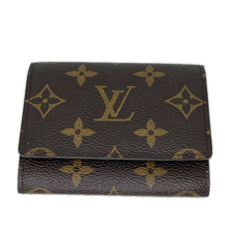 LOUIS VUITTON ルイヴィトン モノグラム アンヴェロップカルトドゥヴィジット 名刺入れ M62920 ブラウン