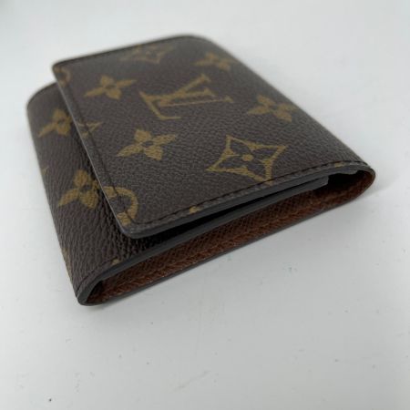 LOUIS VUITTON ルイヴィトン モノグラム アンヴェロップカルトドゥヴィジット 名刺入れ M62920 ブラウン