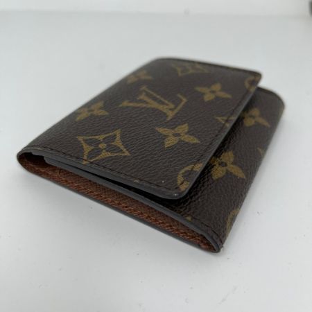 LOUIS VUITTON ルイヴィトン モノグラム アンヴェロップカルトドゥヴィジット 名刺入れ M62920 ブラウン