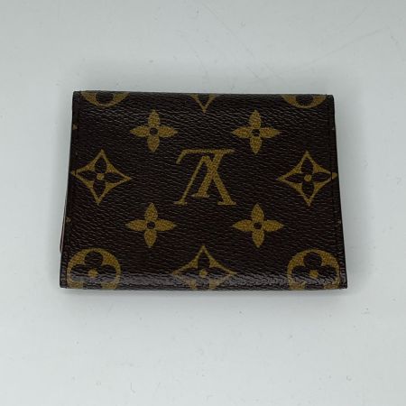 LOUIS VUITTON ルイヴィトン モノグラム アンヴェロップカルトドゥヴィジット 名刺入れ M62920 ブラウン