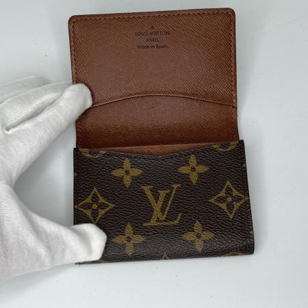 LOUIS VUITTON ルイヴィトン モノグラム アンヴェロップカルトドゥヴィジット 名刺入れ M62920 ブラウン