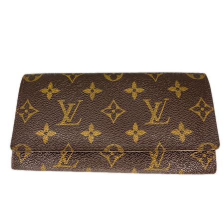 LOUIS VUITTON ルイヴィトン モノグラム ポルトサークルバイフォールド 長財布 M61820 ブラウン