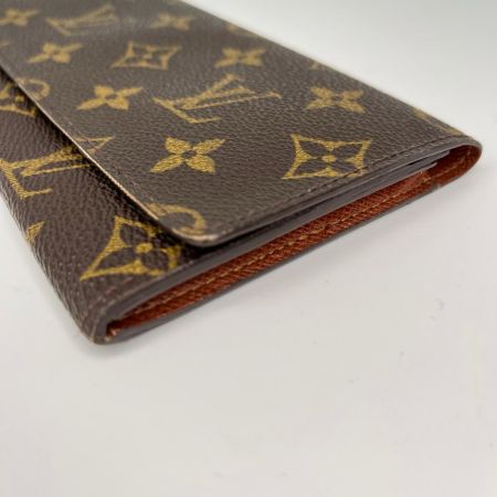LOUIS VUITTON ルイヴィトン モノグラム ポルトサークルバイフォールド 長財布 M61820 ブラウン