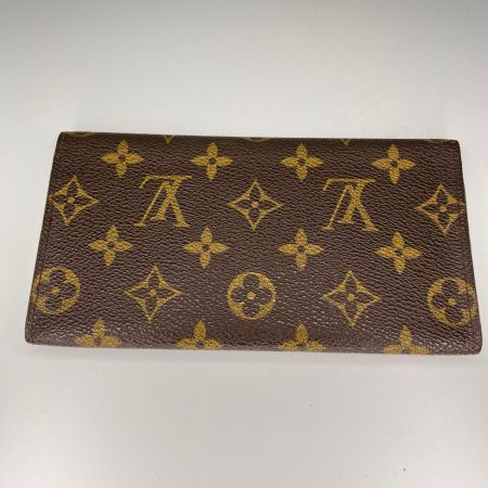 LOUIS VUITTON ルイヴィトン モノグラム ポルトサークルバイフォールド 長財布 M61820 ブラウン