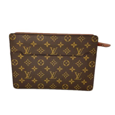 LOUIS VUITTON ルイヴィトン モノグラム ポシェットオム セカンドバッグ M51795 ブラウン