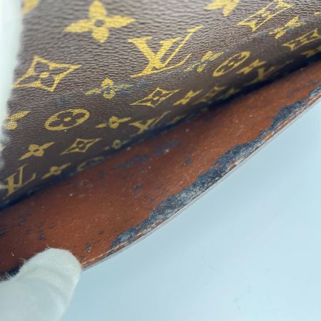 LOUIS VUITTON ルイヴィトン モノグラム ポシェットオム セカンドバッグ M51795 ブラウン