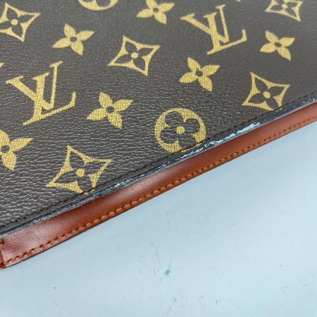 LOUIS VUITTON ルイヴィトン モノグラム ポシェットオム セカンドバッグ M51795 ブラウン