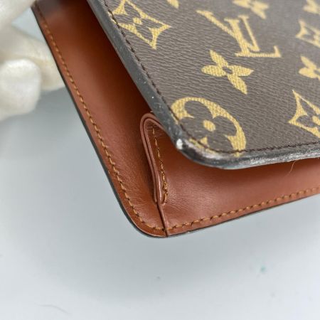 LOUIS VUITTON ルイヴィトン モノグラム ポシェットオム セカンドバッグ M51795 ブラウン