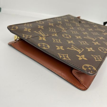 LOUIS VUITTON ルイヴィトン モノグラム ポシェットオム セカンドバッグ M51795 ブラウン