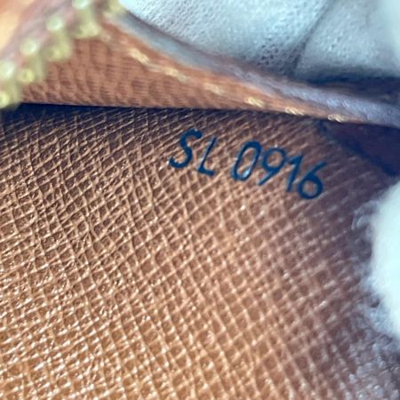 LOUIS VUITTON ルイヴィトン モノグラム ポシェットオム セカンドバッグ M51795 ブラウン