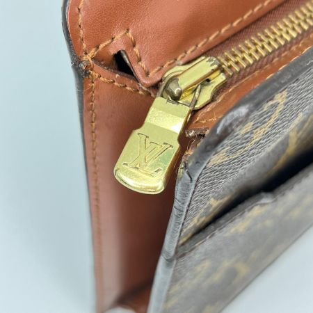 LOUIS VUITTON ルイヴィトン モノグラム ポシェットオム セカンドバッグ M51795 ブラウン