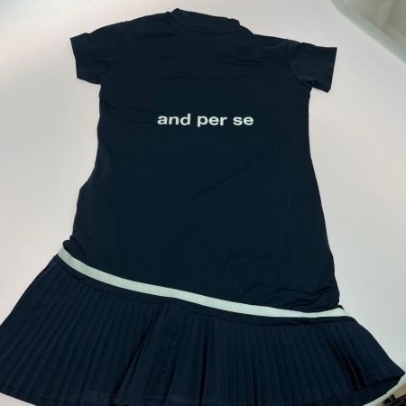 and per se アンパスィー ハイネック ワンピース  AFS3013N8 サイズⅯ