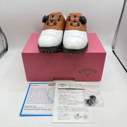 Callaway キャロウェイ ゴルフシューズ Tour Style Saddle LS WMS SIZE 23cm  3815120 white/camel Cランク