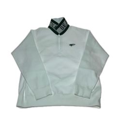 BEAMS GOLF ビームスゴルフ ORANGE LABEL 　襟裏ロゴ ハーフジップ ニット Bランク