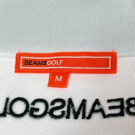 BEAMS GOLF ビームスゴルフ ORANGE LABEL 　襟裏ロゴ ハーフジップ ニット