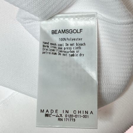 BEAMS GOLF ビームスゴルフ ORANGE LABEL 　襟裏ロゴ ハーフジップ ニット